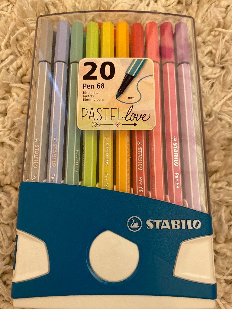 Stabilo pastel stiften, Ophalen of Verzenden, Zo goed als nieuw, Potlood of Stift