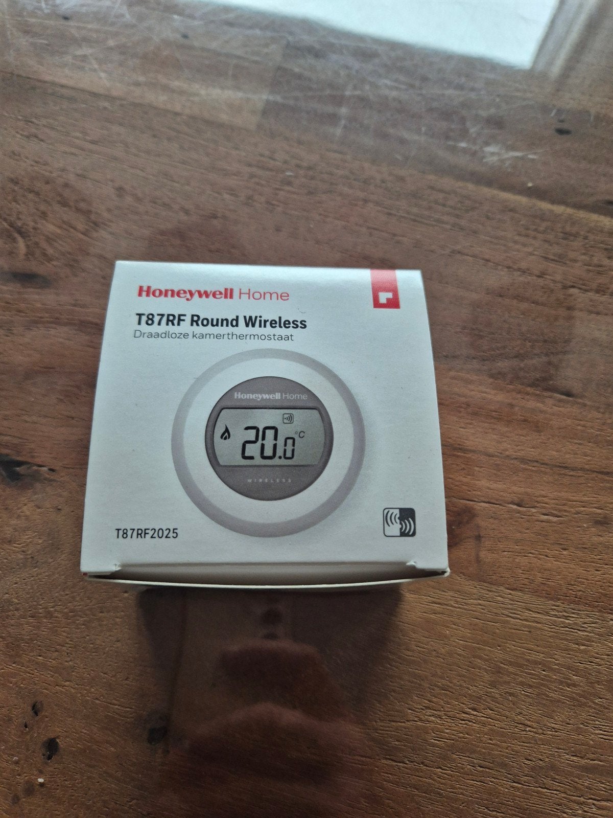 Honeywell Round Wireless kamerthermostaat - T87RF2025, Ophalen of Verzenden, Nieuw