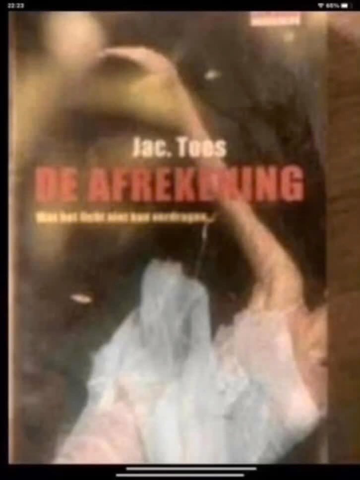 De Afrekening - Jac. Toes (Thriller), Gelezen, Jac. Toes, Ophalen of Verzenden, Nederland