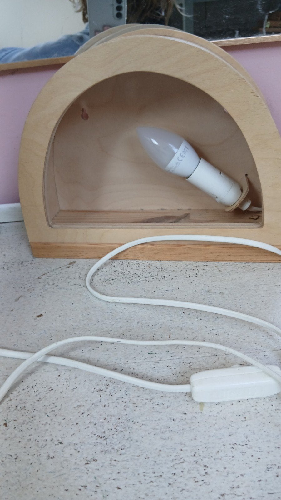 Silhouetlamp met vlinders en bloemen van Atelier De Noest, Ophalen of Verzenden, Gebruikt, Natuurlijk, Sfeervol, Kinderkamer