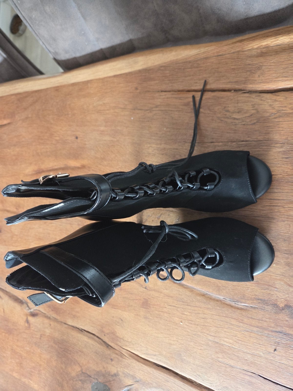 Nieuwe dansschoenen (maat 41) - Salsa, Kizomba, Bachata, Ophalen of Verzenden, Nieuw, Zwart, Dansschoenen
