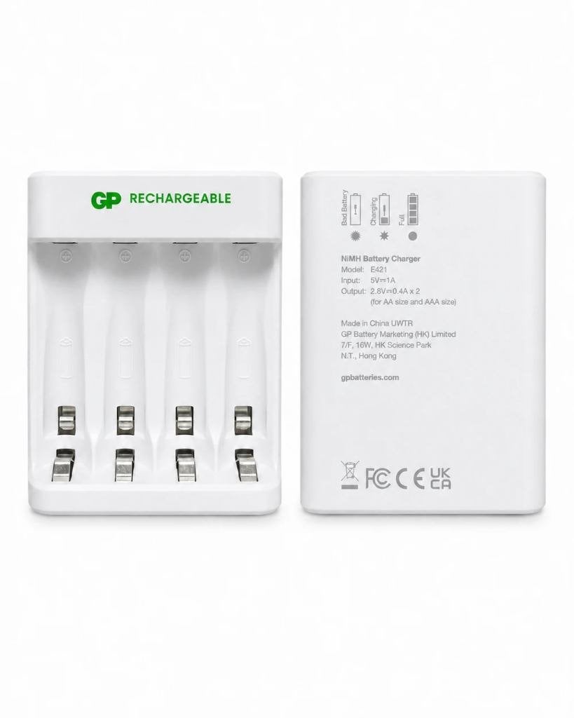 GP Rechargeable batterij oplader E441, Audio, Tv en Foto, Accu's en Batterijen, Ophalen of Verzenden