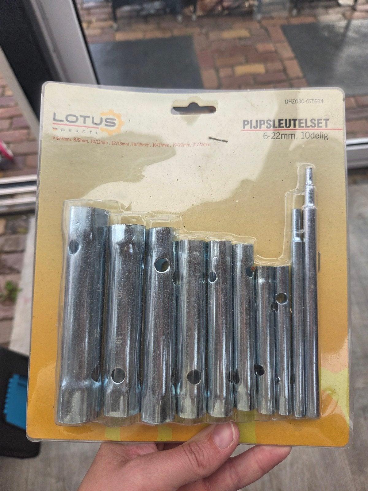 Lotus Pijpsleutelset 6-22mm, 10-delig, Doe-het-zelf en Verbouw, Ophalen of Verzenden, Nieuw