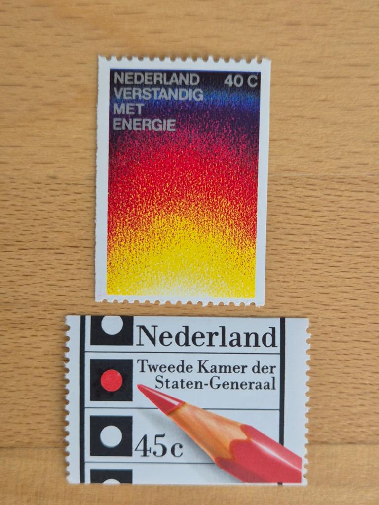 Nederland 1977 energie en verkiezingen (rolzegels), Ophalen of Verzenden, Na 1940, Postfris