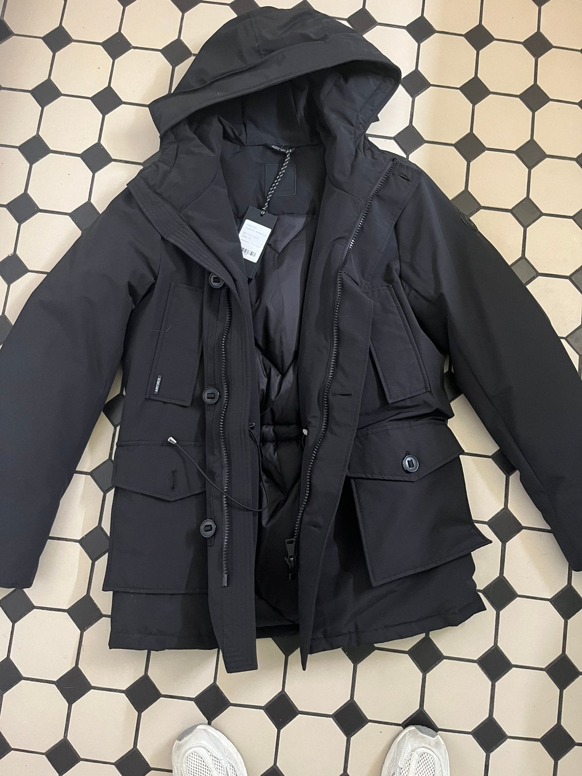 Airforce parka/ice/ black, Ophalen of Verzenden, Nieuw, Jongen, Jas