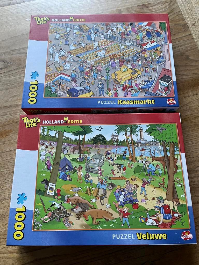 That’s life holland editie Kaasmarkt en Veluwe, Hobby en Vrije tijd, Denksport en Puzzels, Ophalen of Verzenden, 500 t/m 1500 stukjes