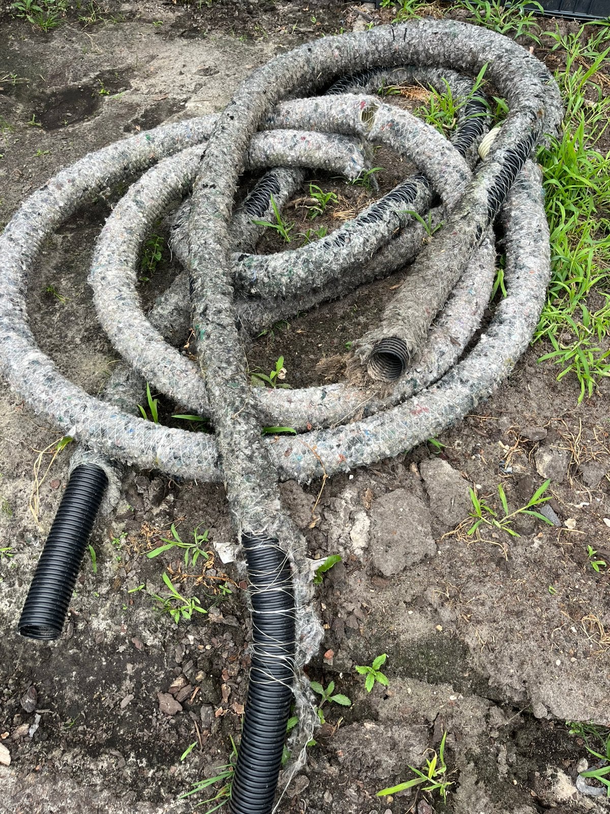 Stukjes drainagebuis, Ophalen, Afvoer, Pvc, Zo goed als nieuw