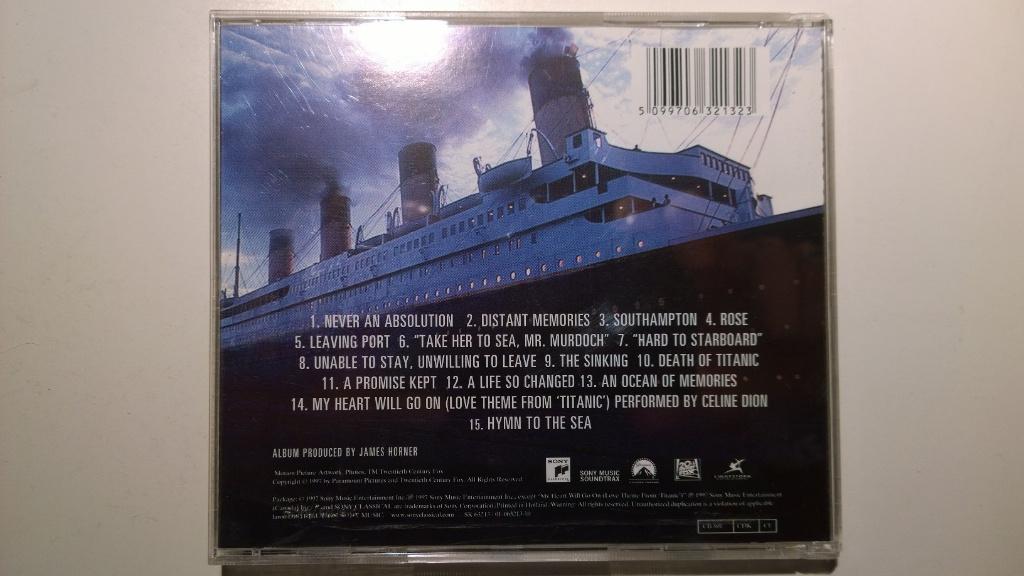 James Horner - Titanic (Music From The Motion Picture), Ophalen of Verzenden, Zo goed als nieuw
