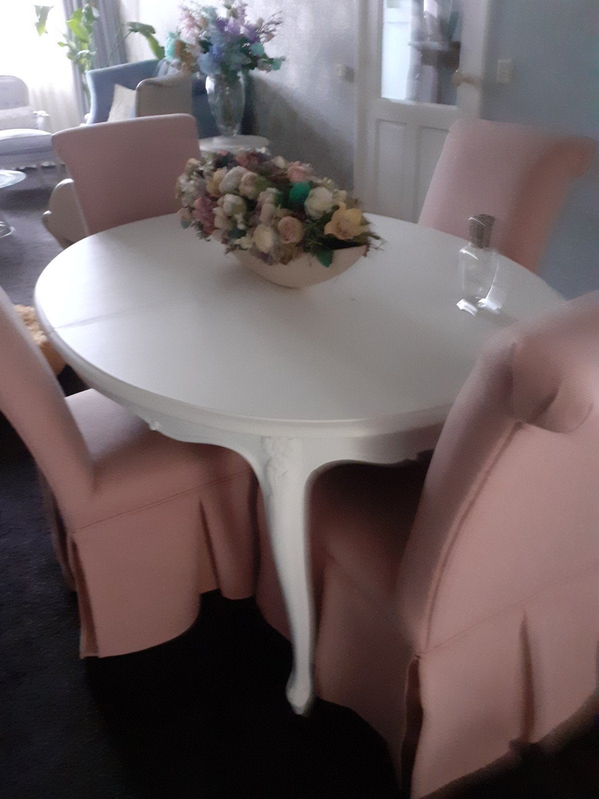 Eetkamer, Huis en Inrichting, Complete eetkamers, Ophalen of Verzenden, Zo goed als nieuw, 4 tot 6 stoelen