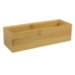 Bamboe organizer S – 23 x 7,8 x 6,5cm – Combineerbaar, Ophalen of Verzenden, Nieuw, Hout