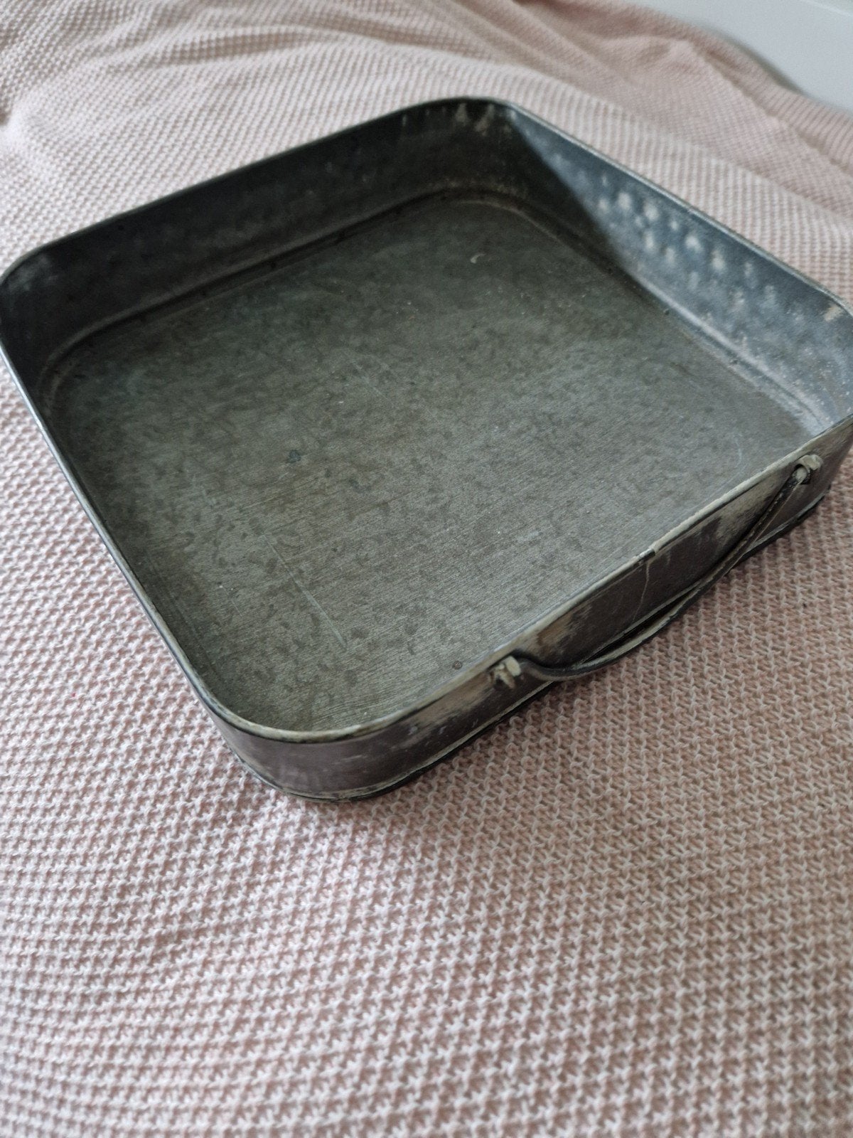 dienblad voor decoratie, Vierkant, Ophalen of Verzenden, Metaal, Afgeronde hoeken