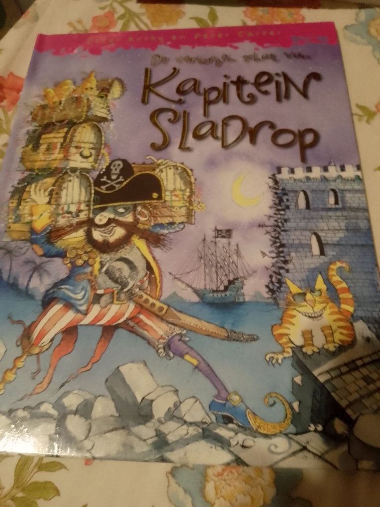 boek kapitein sladrop      korky carter, Ophalen, Zo goed als nieuw, Fictie algemeen
