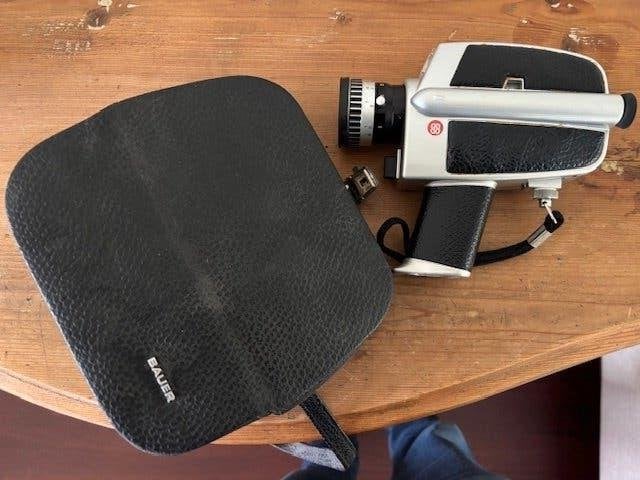 Vintage Braun Super 8 Filmcamera met Draagtas, Audio, Tv en Foto, Ophalen of Verzenden, 8mm, Camera
