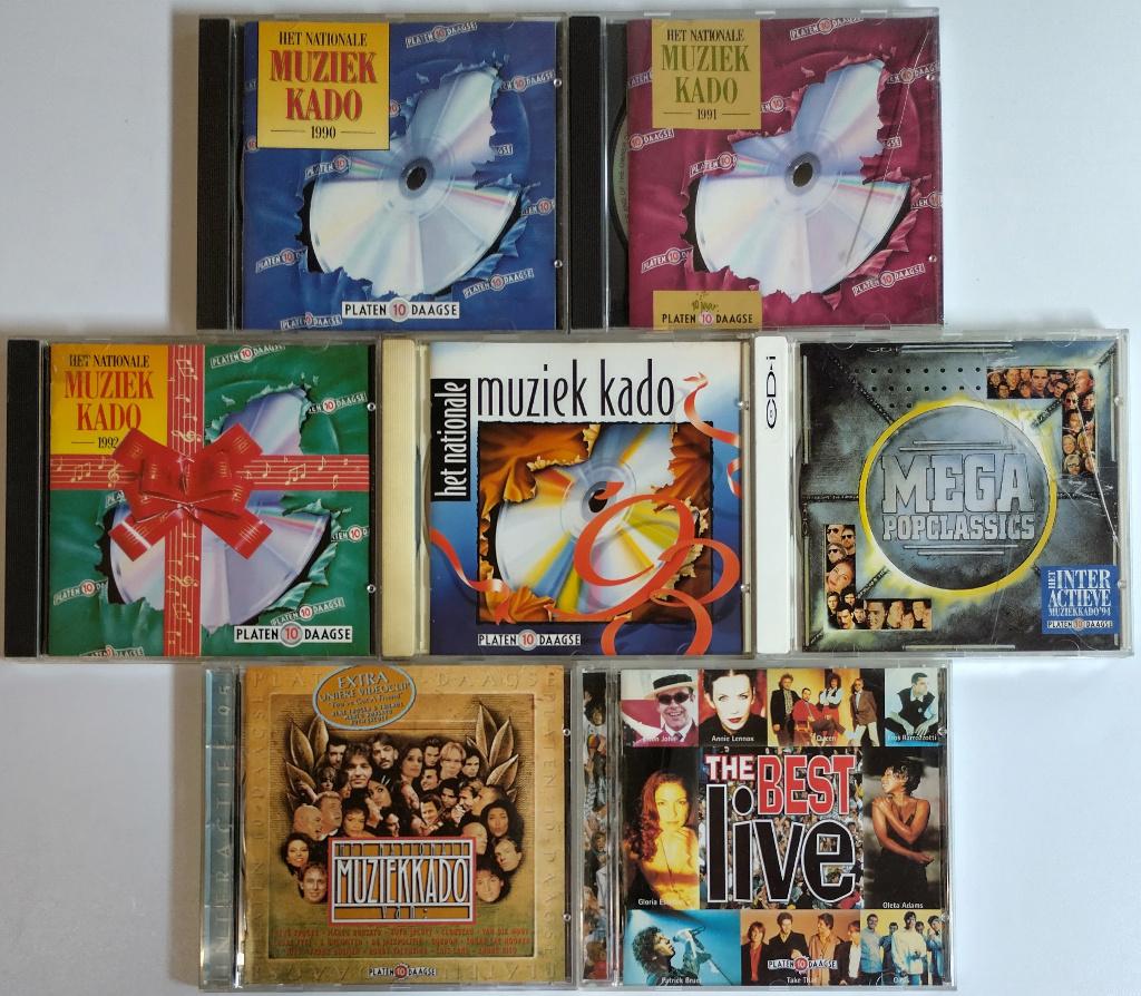 7 CDs Het Nationale Muziekkado Platen-10-Daagse 1990-1996, Cd's en Dvd's, Ophalen of Verzenden, Zo goed als nieuw, Pop