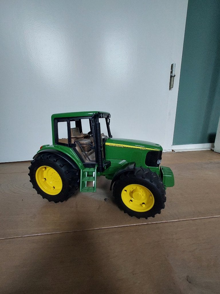 bruder john deere 6920 met aanhanger, Ophalen, Zo goed als nieuw