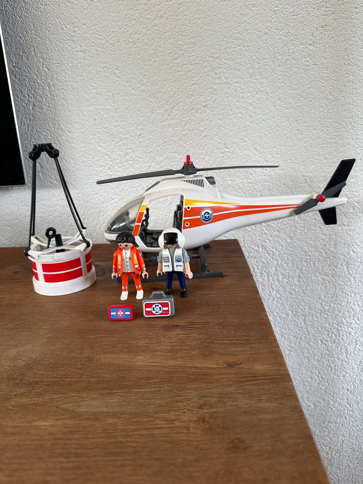 PLAYMOBIL Helikopter, Ophalen of Verzenden, Gebruikt
