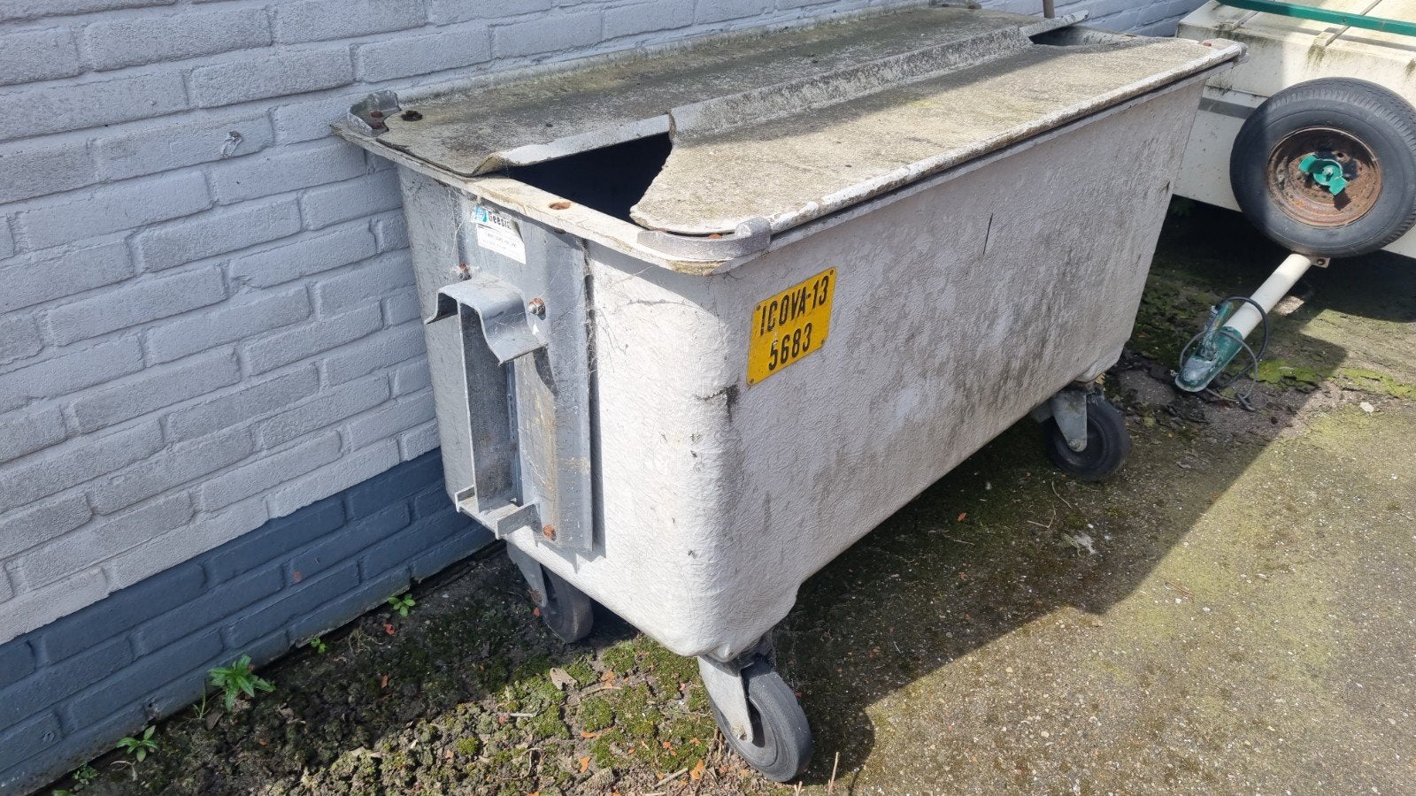 Grote afvalcontainer op wielen, Ophalen of Verzenden