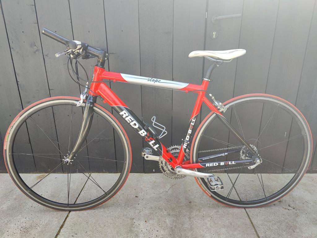 Red Bull racefiets voor meisje/dame Ultegra 3x9 49 cm, Fietsen en Brommers, Fietsen | Racefietsen, 28 inch, Gebruikt, Velgrem