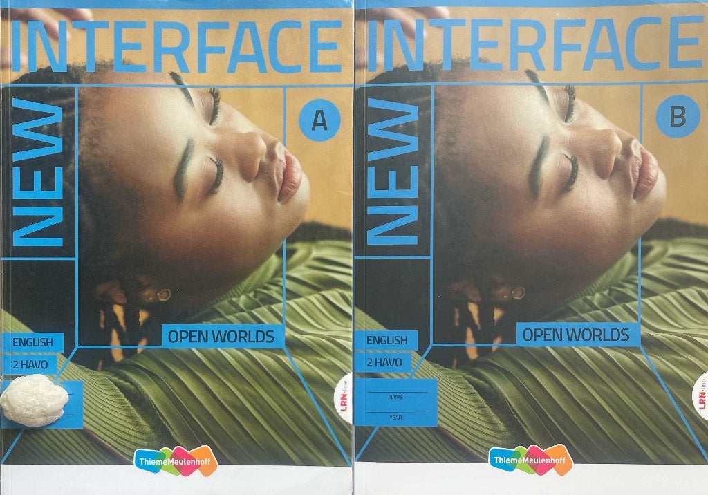 Schoolboeken New Interface Engels 2 HAVO deel A + B €20, Boeken, Gelezen, Engels, Ophalen of Verzenden, HAVO