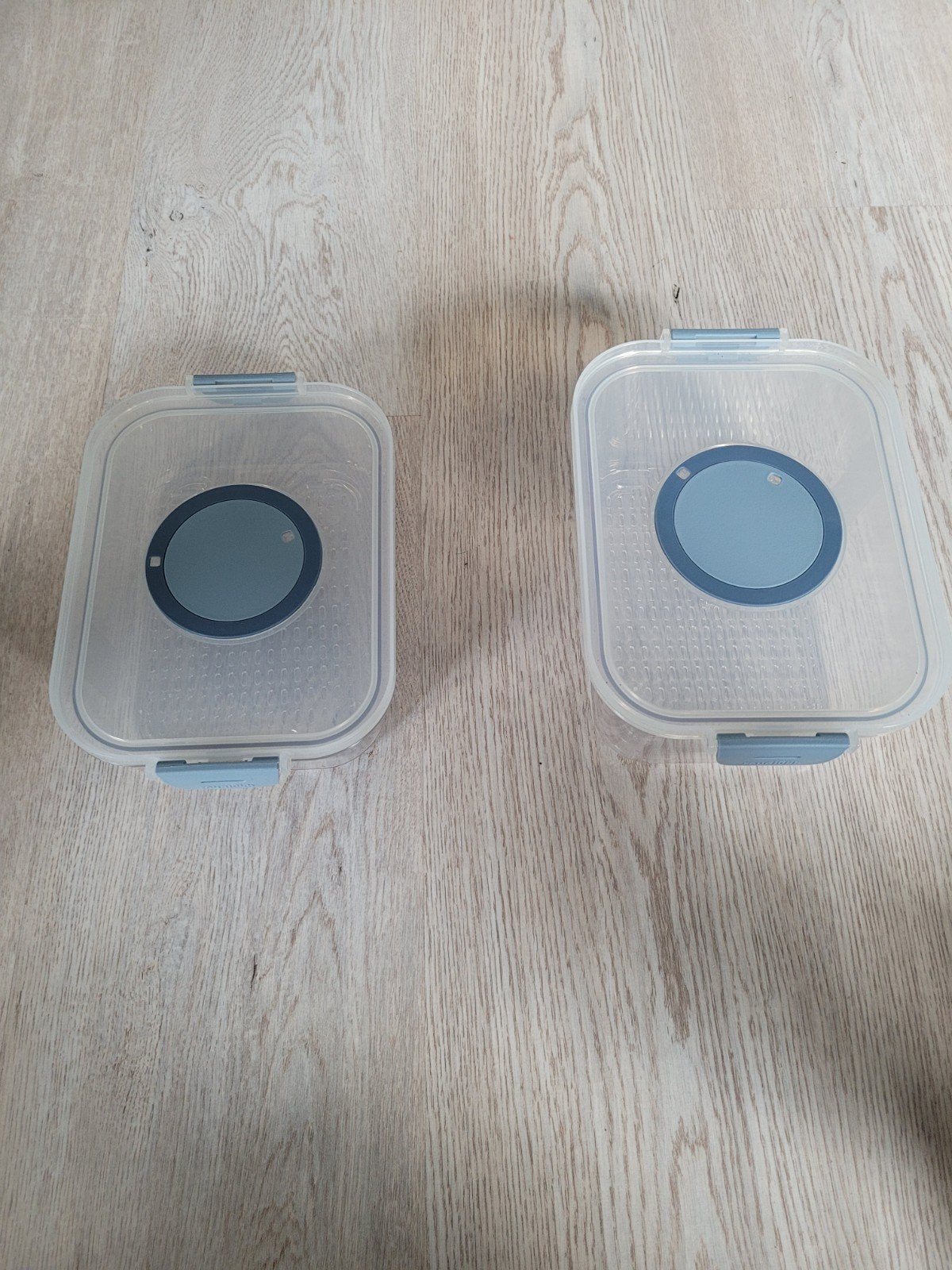 Vershoudbakjes voor kaas en vleeswaren - 2 stuks, Huis en Inrichting, Overige typen, Ophalen, Gebruikt, Kunststof