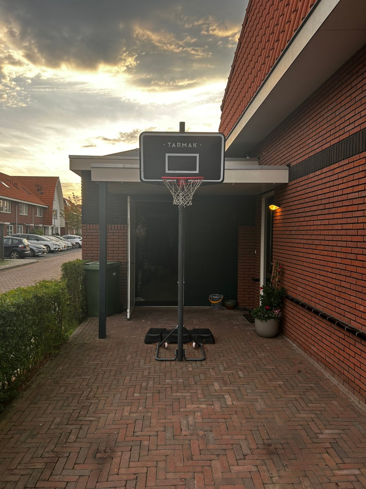 Basket in hoogte verstelbaar, Ophalen, Zo goed als nieuw, Ring, Bord of Paal