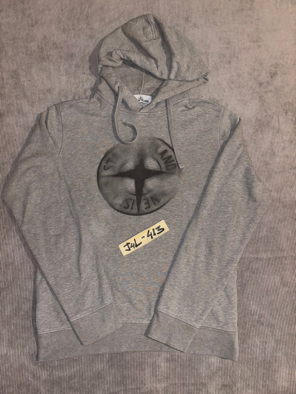 Stone island hoody trui, origineel, osti cp shadow ghost, Kleding | Heren, Verzenden, Zo goed als nieuw, Maat 52/54 (L), Grijs