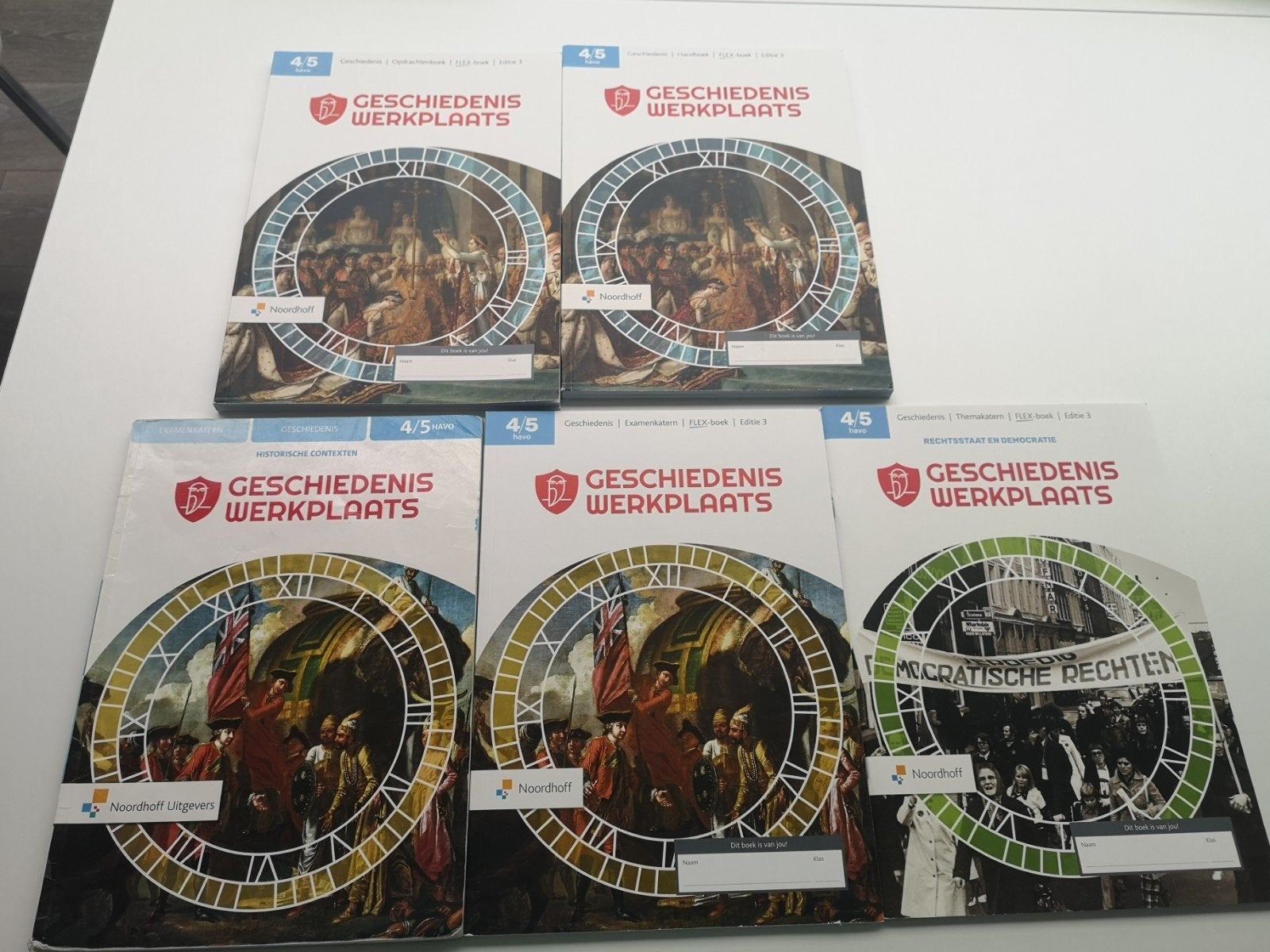 Geschiedenis Werkplaats 4/5 VWO Noordhoff Uitgevers, Ophalen, Zo goed als nieuw, VWO, Geschiedenis