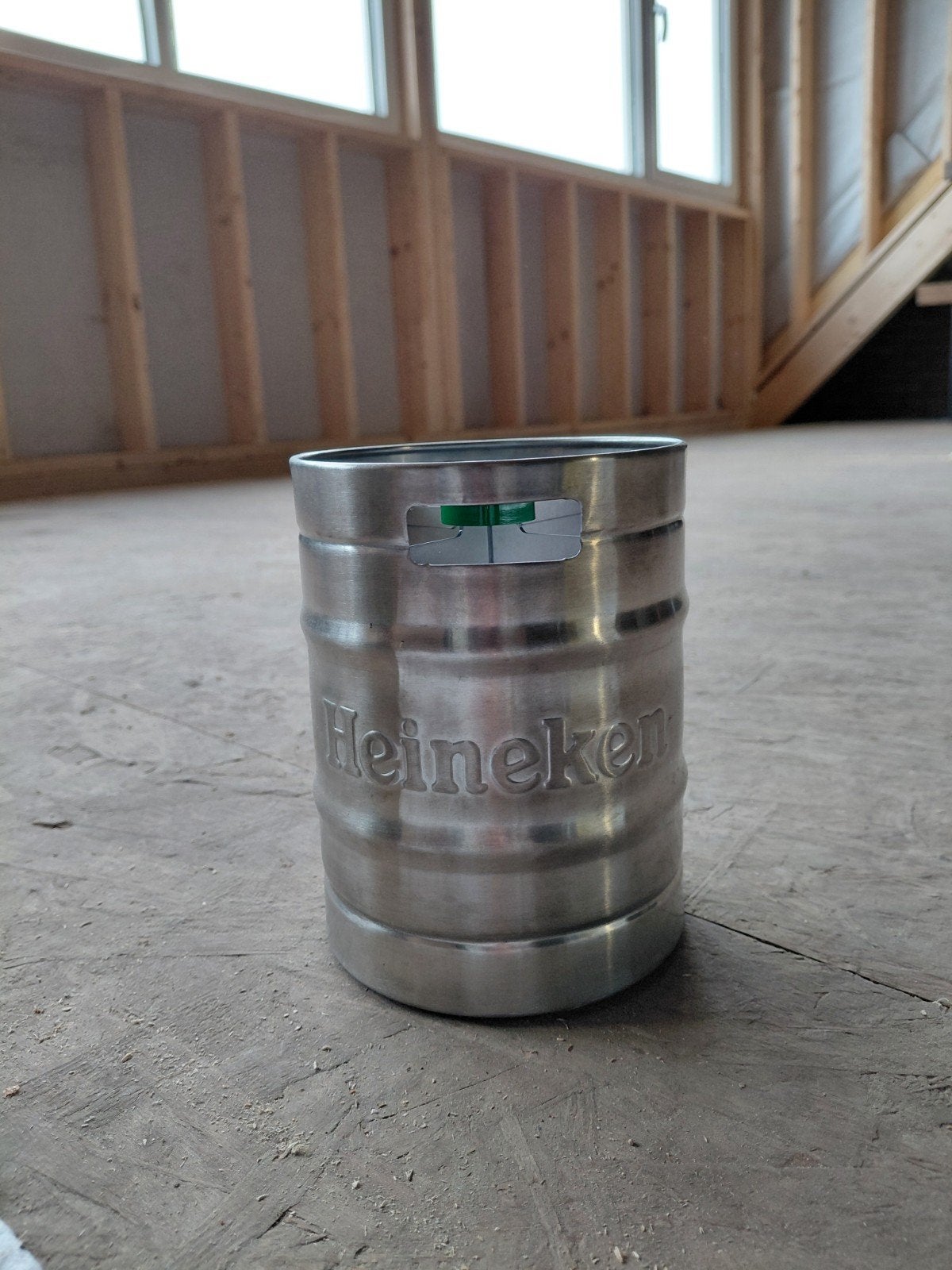 Metalen Heineken Fust IJsemmer / Koeler, Ophalen of Verzenden, Zo goed als nieuw, Overige typen, Heineken
