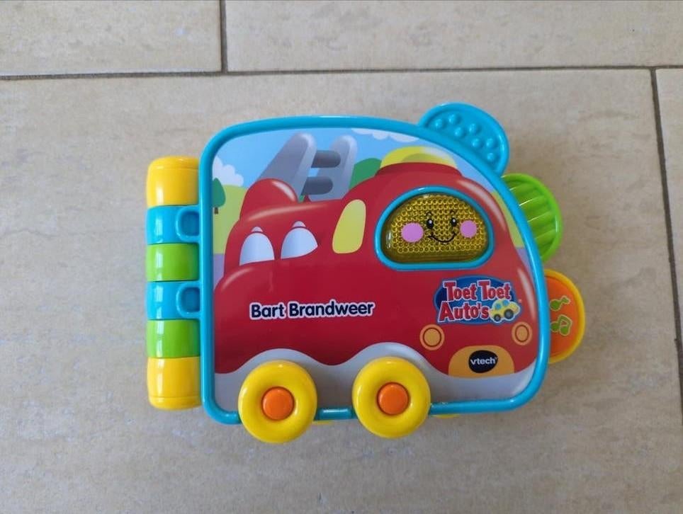 Vtech Toet Toet Auto Bart Brandweer boekje, Kinderen en Baby's, Speelgoed | Vtech, Ophalen, Gebruikt
