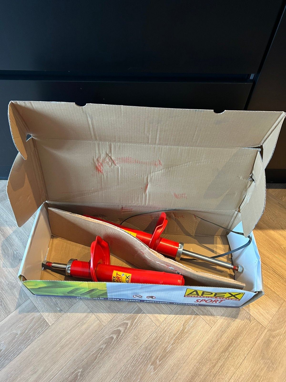 Apex sport schokdempers voorzijde peugeot 206, Ophalen of Verzenden, Nieuw, Peugeot