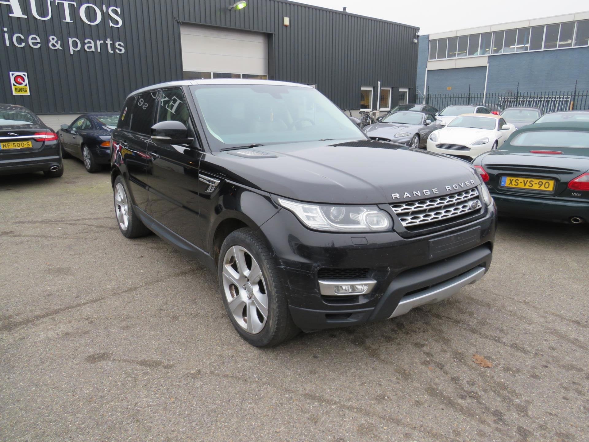 Land Rover Range Rover Sport 3.0 SDV6 Hybrid HSE, Auto's, Automaat, Dealer onderhouden, Gebruikt, Beige