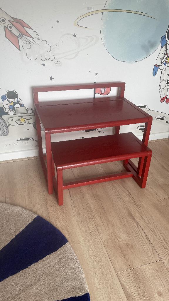 Ferm Living Little Architect kinderbureau en bankje (ZGAN), Ophalen, Zo goed als nieuw, Overige typen