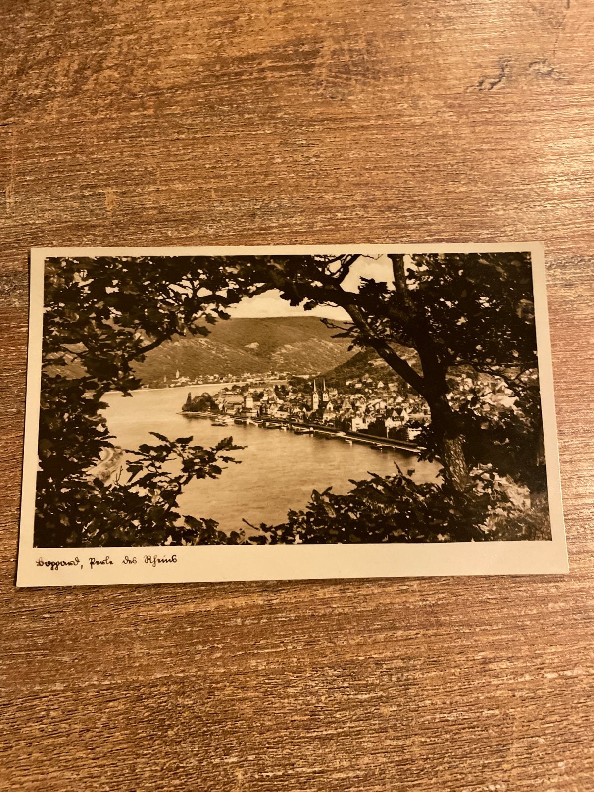 Oude Ansichtkaart Boppard aan de Rijn, Duitsland, Ophalen of Verzenden, Gelopen, Stad of Dorp