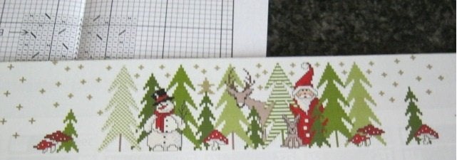 Borduurpatroon   Kerst kleed  nr 9821, Verzenden, Nieuw, Handborduren, Patroon