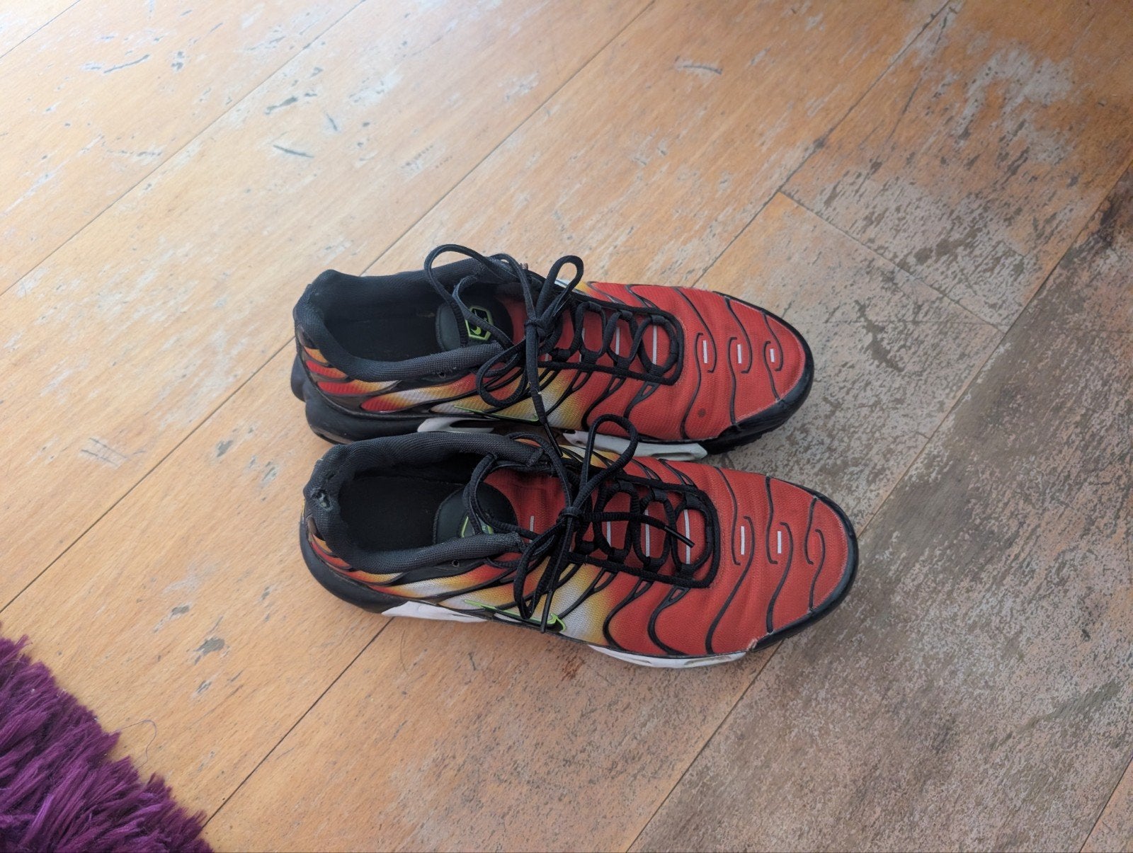 Nike Air Max Plus Golf 'Sunset' Oranje/Zwart Heren Sz 13, Overige kleuren, Nike, Ophalen of Verzenden, Sneakers of Gympen