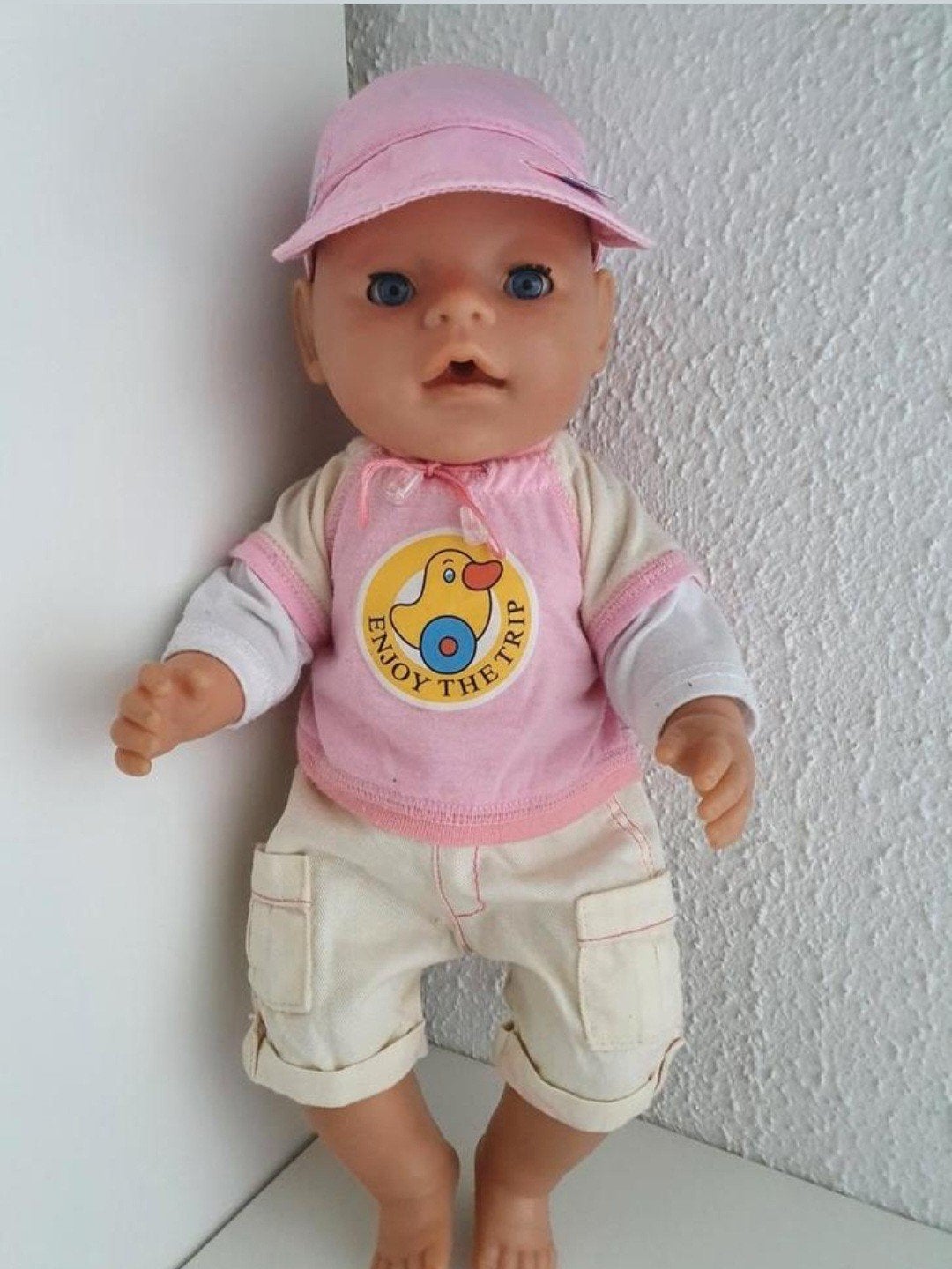 Baby born kleertjes 3 delig setje babyborn. 43 Cm, Ophalen of Verzenden, Zo goed als nieuw, Babypop
