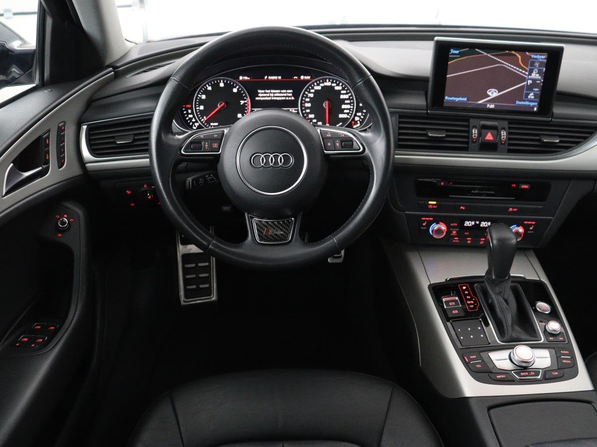 Audi A6 Avant 2.0 TFSI quattro Advance Sport | Leder | Memor, Auto's, Audi, Automaat, Gebruikt, Blauw, Leder en Stof