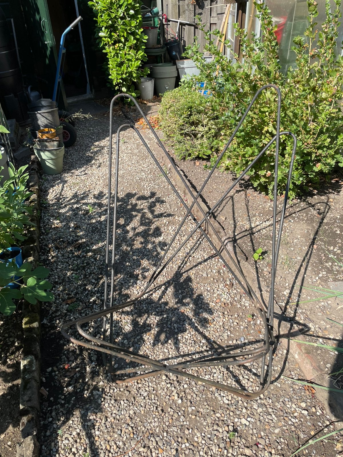 Frame vlinderstoel, Tuin en Terras, Ophalen, Gebruikt