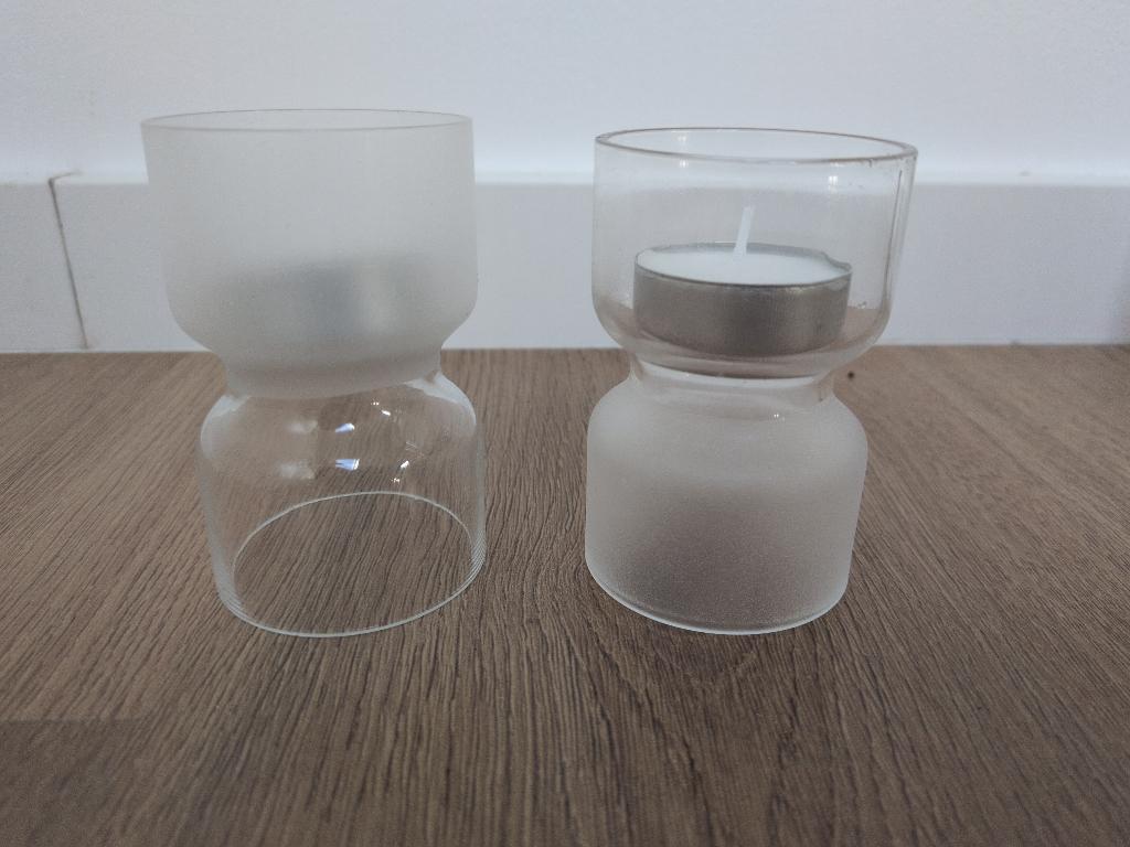 Nieuw Twee kandelaars voor waxinelichtjes., Overige materialen, Nieuw, Ophalen of Verzenden, Kandelaar
