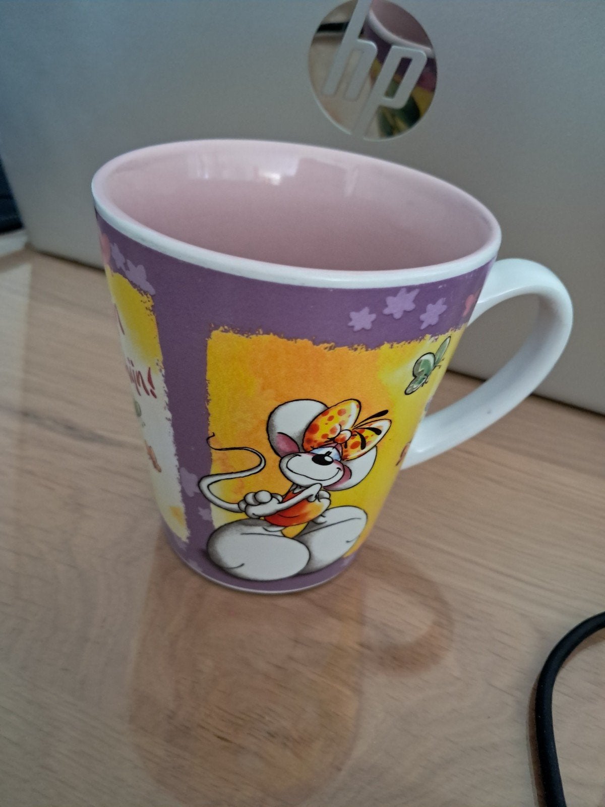 Diddl beker - Jij bent mijn suikerzoete zonneschijn!, Ophalen of Verzenden, Diddl, Gebruikt, Servies