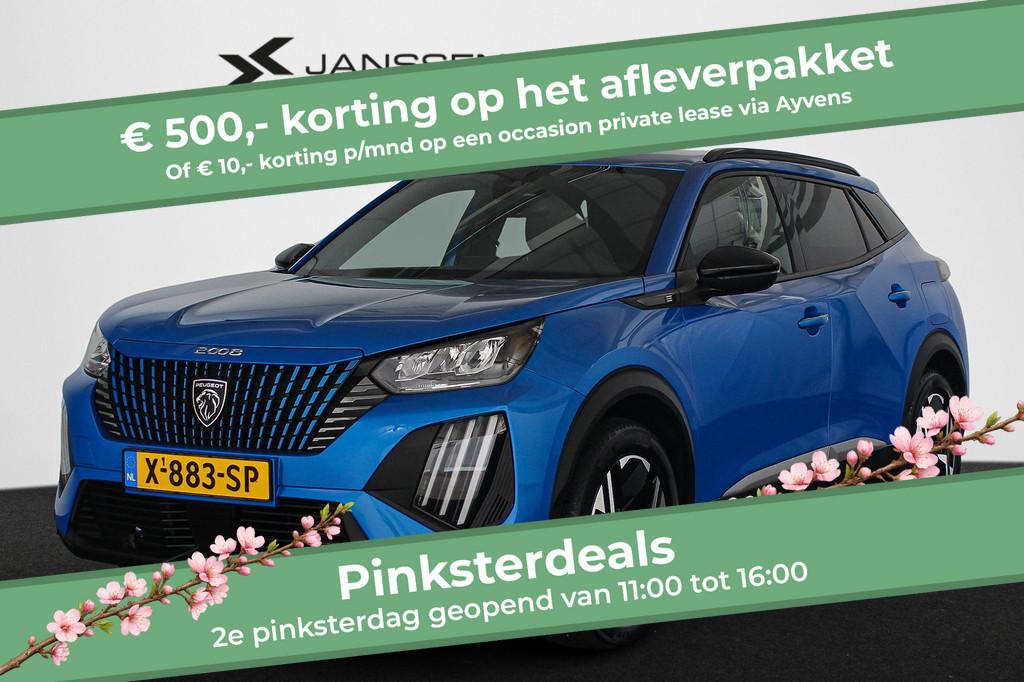 Peugeot e-2008 EV Allure 54 kWh, Auto's, Gebruikt, 156 pk, Blauw, Alcantara