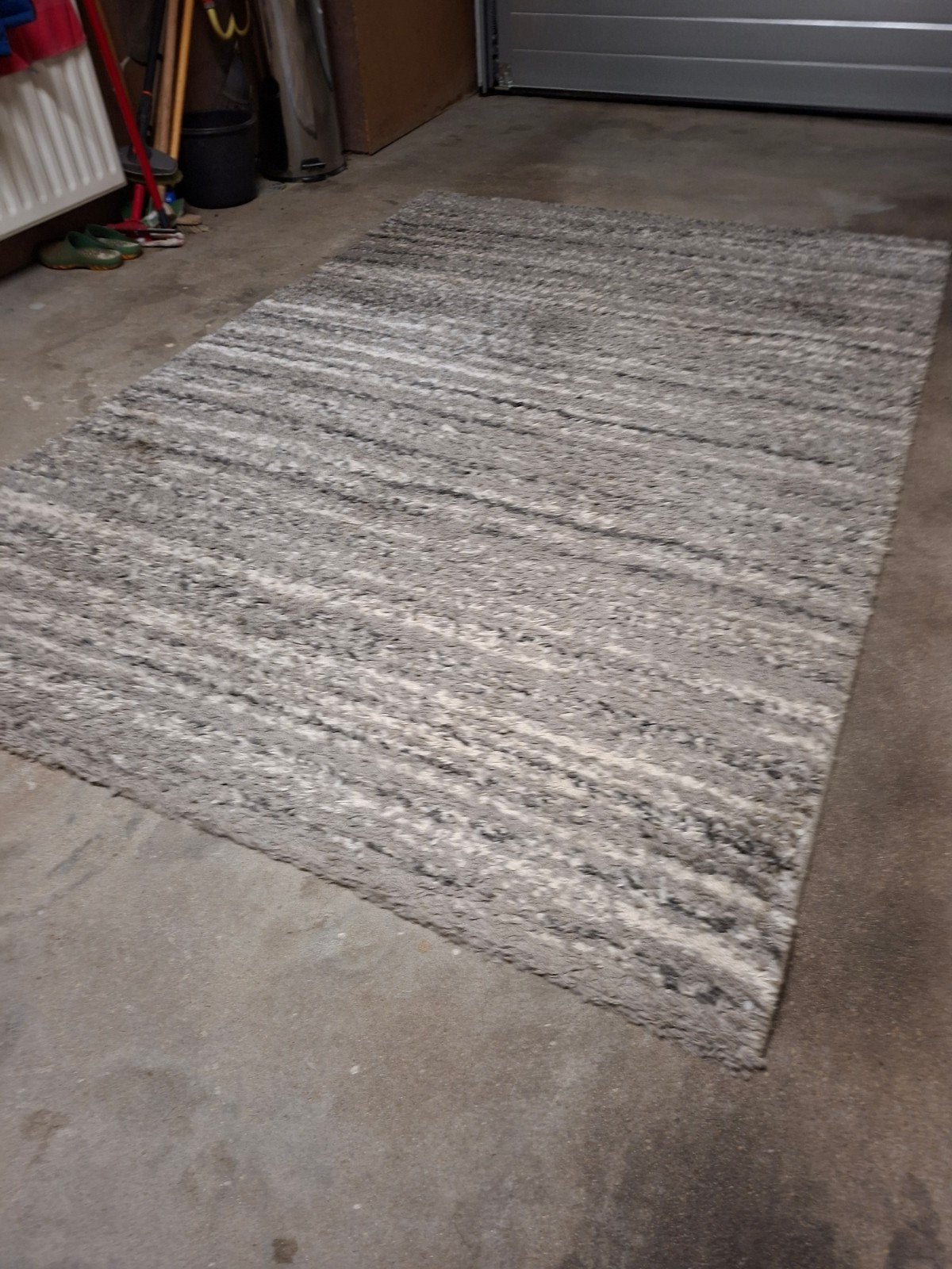 2 x Vloerkleden, grijs gemêleerd, Ophalen of Verzenden, Grijs, Rechthoekig, 200 cm of meer
