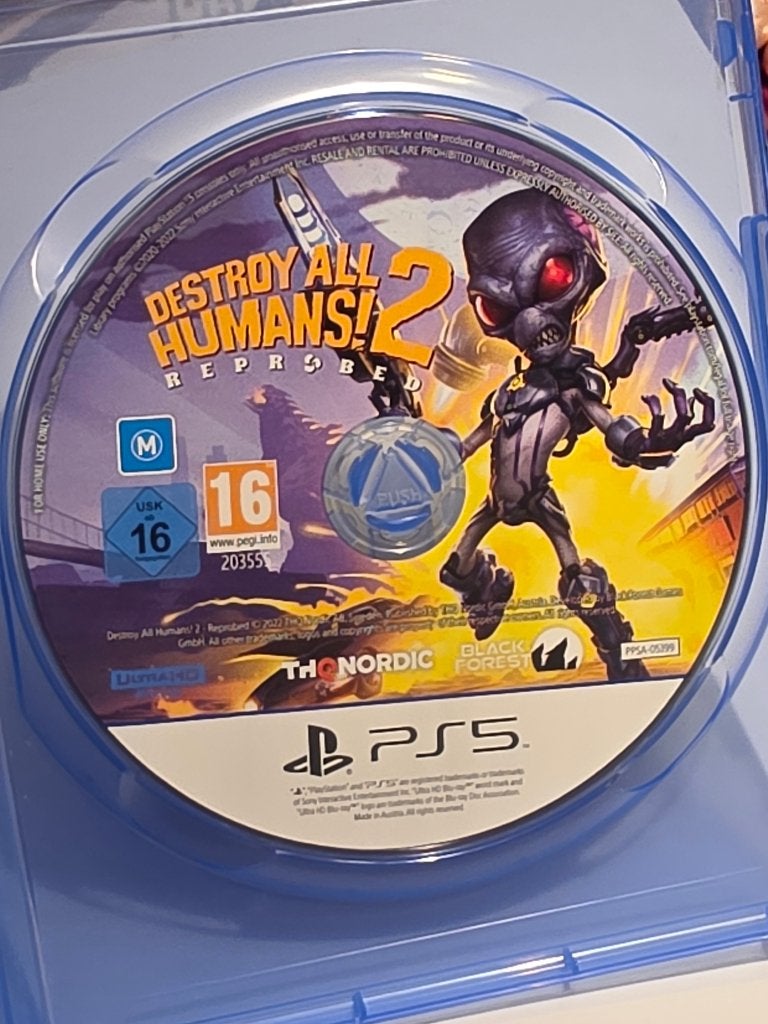 PS5 spel - Destroy All Humans 2, Shooter, 2 spelers, Ophalen of Verzenden, Zo goed als nieuw