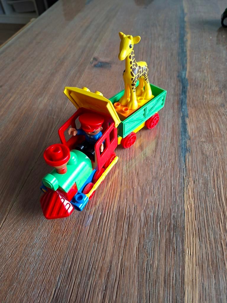 Duplo treinset 6144, Ophalen, Zo goed als nieuw, Duplo