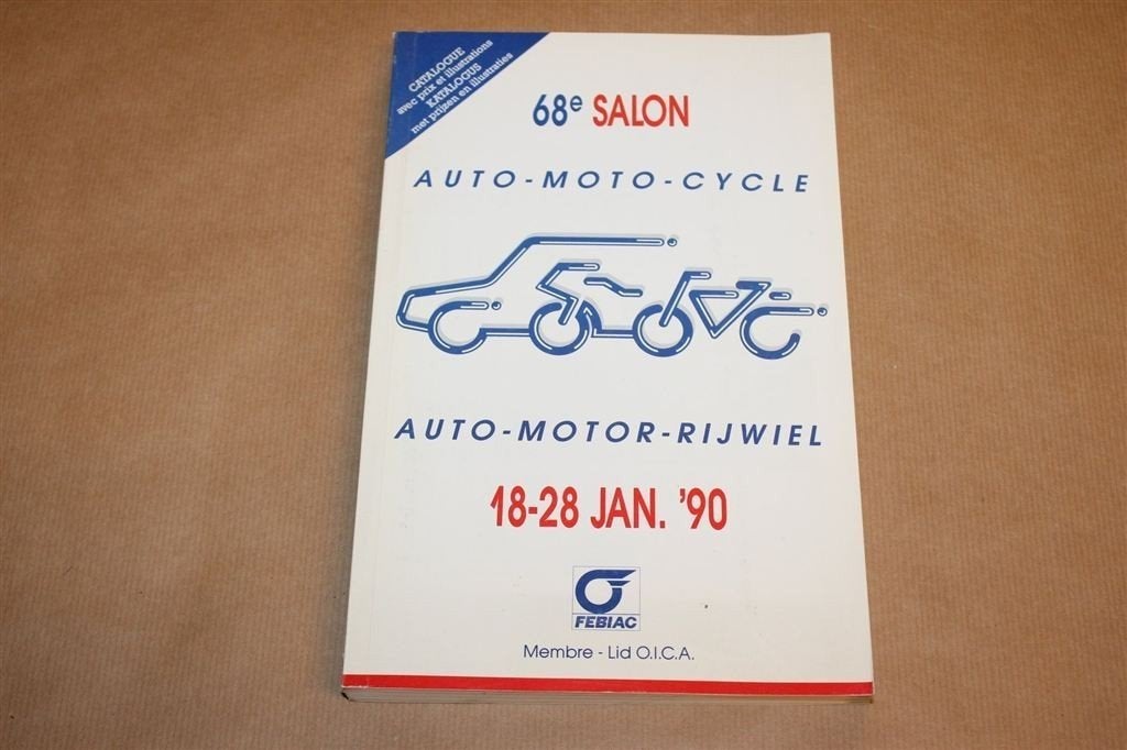 68e Salon Auto-Moto-Cycle 1990 — Autos, Motoren en Fietsen, Ophalen of Verzenden, Gelezen, Algemeen