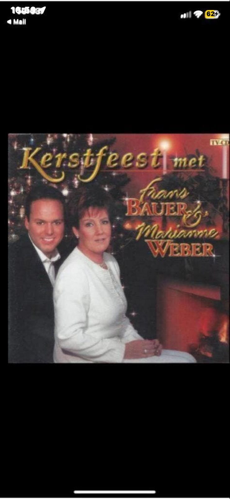 Kerstfeest met Frans Bauer & Marianne Weber CD, Gebruikt, Kerst, Ophalen of Verzenden, Inclusief boekje
