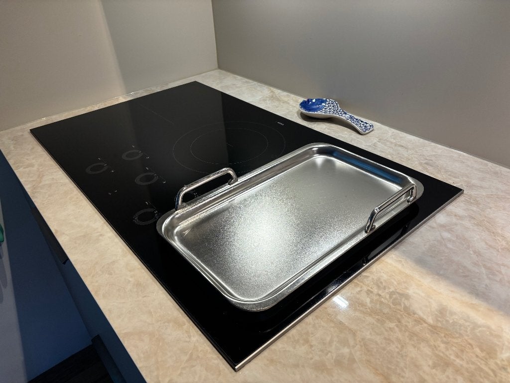 Teppanyaki grillplaat voor flexinductie, Ophalen of Verzenden, Zo goed als nieuw