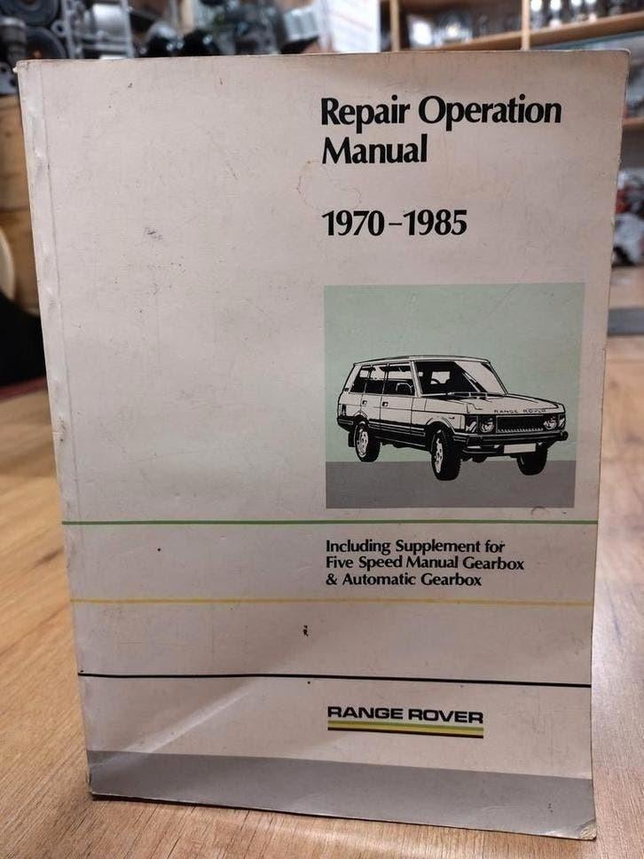 Origineel Land Rover Range Rover werkplaats handboek, Ophalen of Verzenden