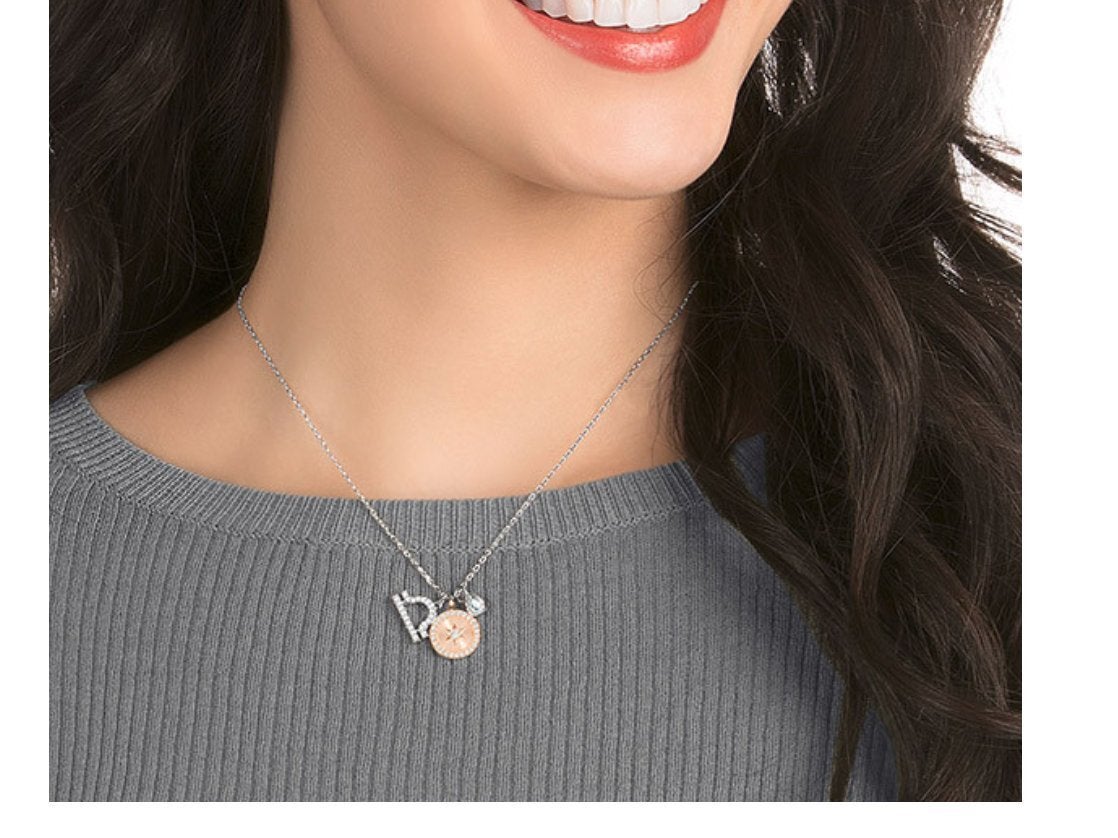 Swarovski Ketting Sterrenbeeld Weegschaal, Ophalen, Zilver, Overige materialen
