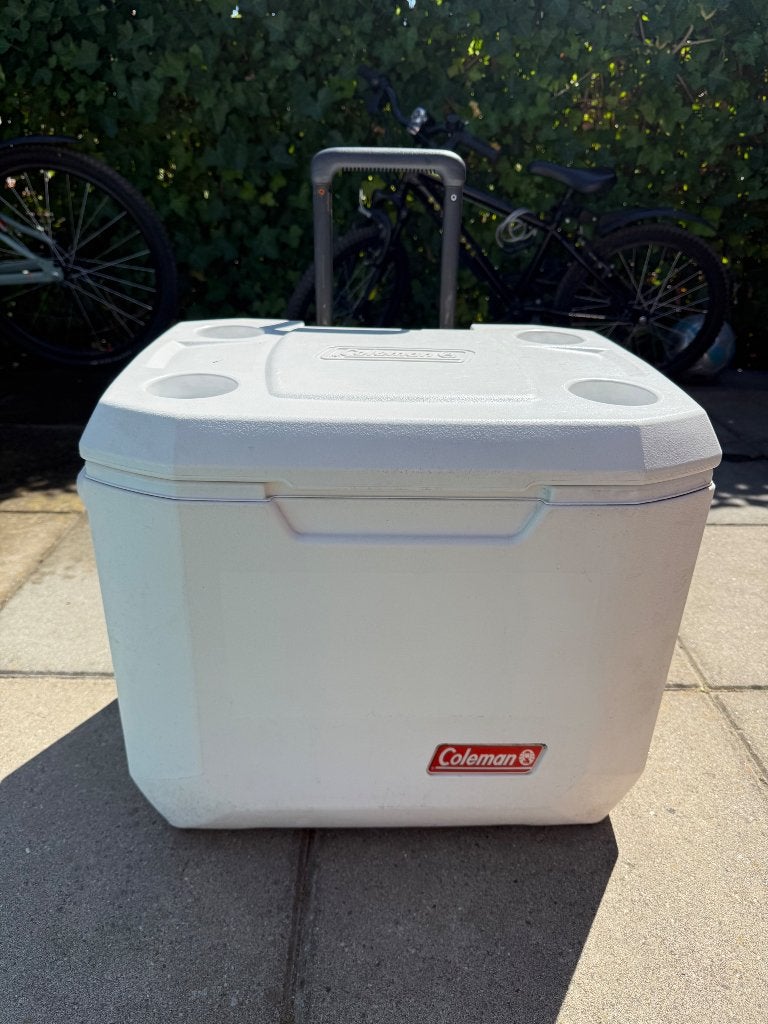 Coleman koelbox met wielen, Ophalen, Gebruikt, Koelbox, Koelelement